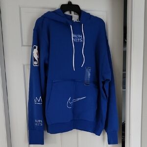Nike Royal Blue Brooklyn Nets Pullover